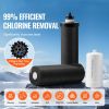 Gravity-fed Water Filter System, 2.25G 304 Stainless-Steel Countertop Filtration System, Reduces Lead and up to 99% of Chlorine