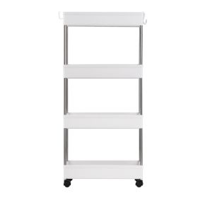 Three and four tier cart shelves, bedroom shelves, kitchen activity shelves (Size: Fourth Floor)