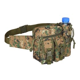 Hiking Cycling Outdoors Waterproof Wearproof Lightweight Waist Bag (Type: Waist Bag, Color: Jungle Digital)