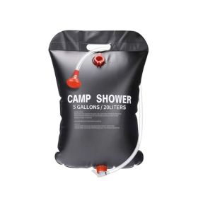 Outdoor Portable Camping Shower Water Bag for Home Use (Type: Camping Shower, Color: black)
